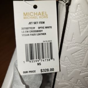 Michael Kors Artic white NWT crossbody purse